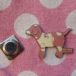 PINK VS Dog Magnetic Pin, Htf, Vintage
